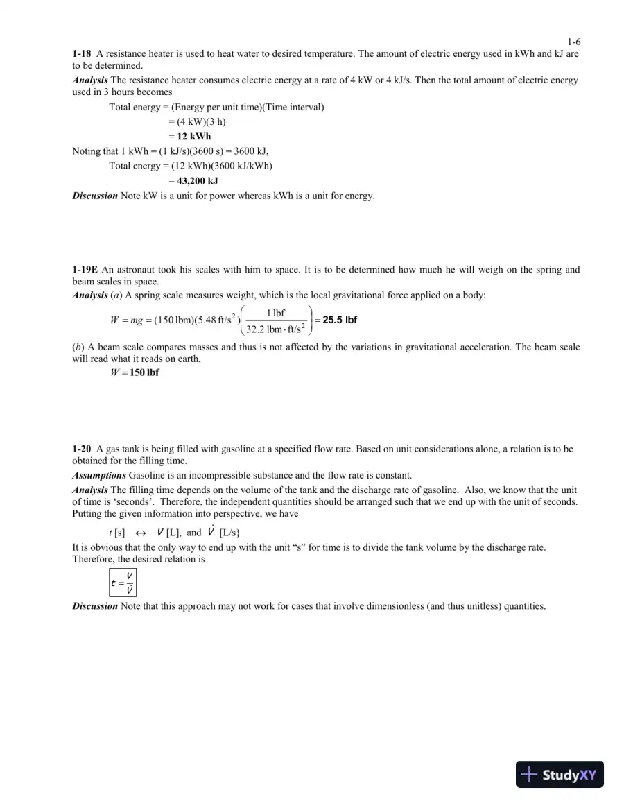 Solution Manual For Fundamentals of Thermal-Fluid Sciences, 5th Edition, page 7