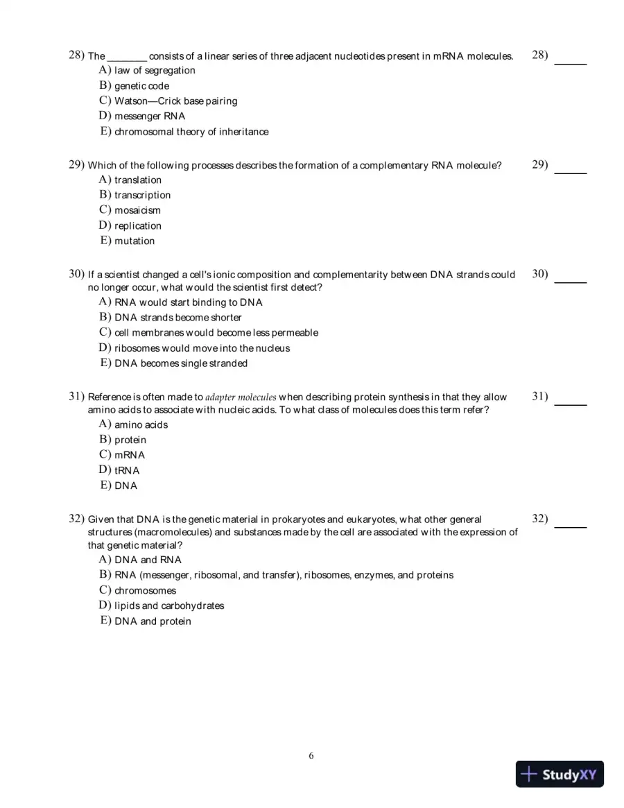 Test Bank for Concepts of Genetics, 12th edition, page 11