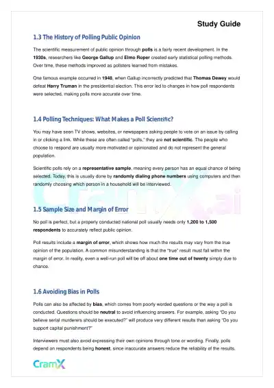 American Government - Public Opinion - Page 2 preview image