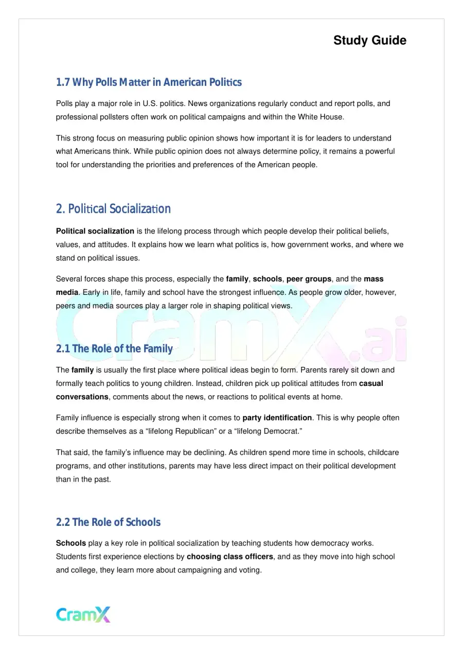 American Government - Public Opinion, page 3