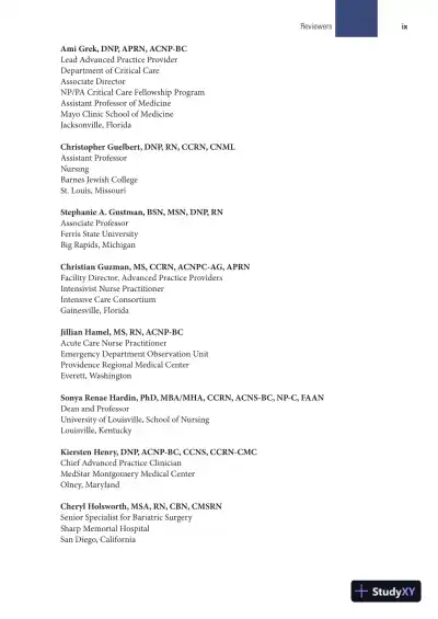 AACN Core Curriculum for Progressive and Critical Care Nursing, 8th Edition (2023) - Page 12 preview image