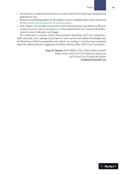AACN Core Curriculum for Progressive and Critical Care Nursing, 8th Edition (2023) - Page 18 preview image