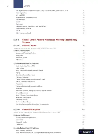 AACN Core Curriculum for Progressive and Critical Care Nursing, 8th Edition (2023) - Page 23 preview image