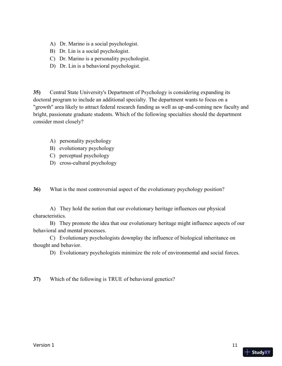 Test Bank for Understanding Psychology, 15th Edition (Chapters 1-5), page 12