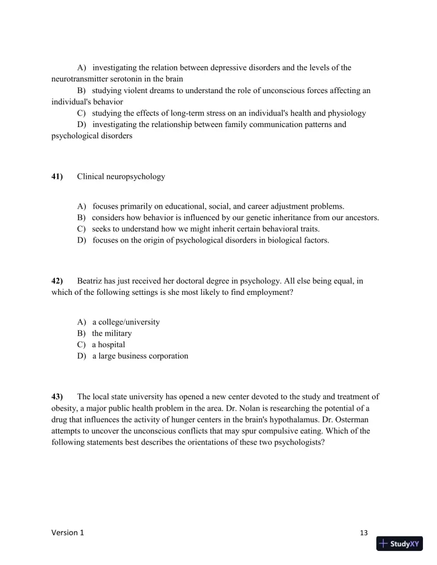 Test Bank for Understanding Psychology, 15th Edition (Chapters 1-5), page 14
