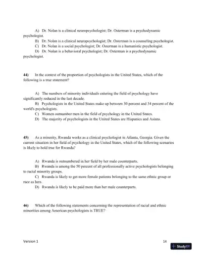 Test Bank for Understanding Psychology, 15th Edition (Chapters 1-5) - Page 15 preview image