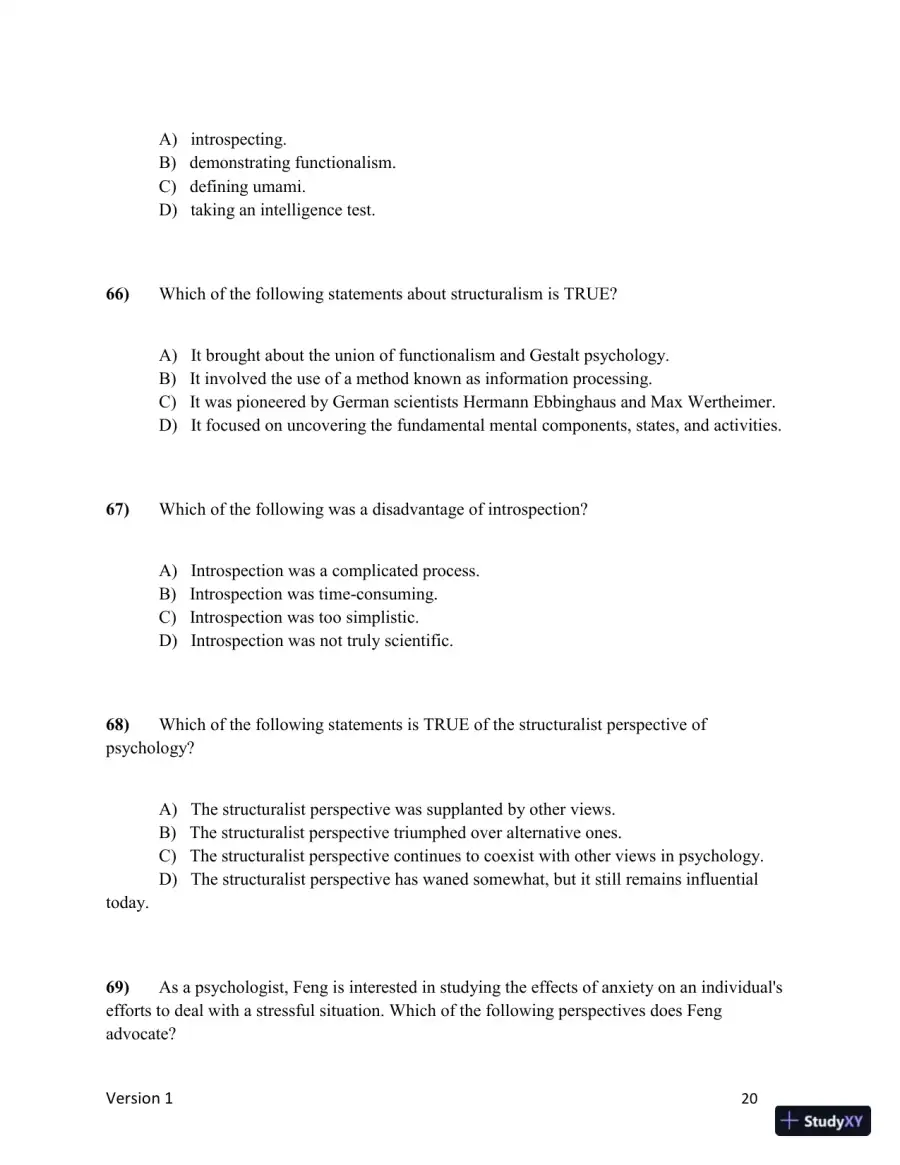 Test Bank for Understanding Psychology, 15th Edition (Chapters 1-5), page 21