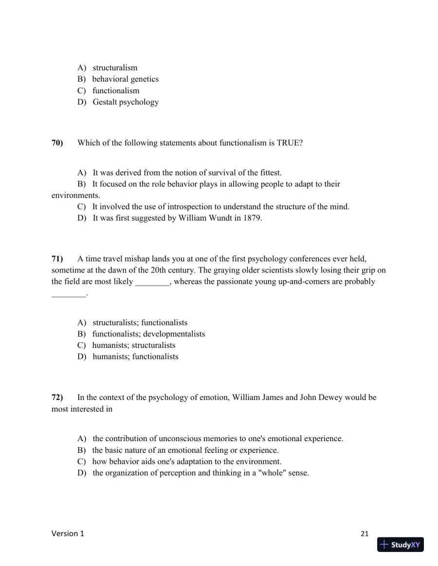 Test Bank for Understanding Psychology, 15th Edition (Chapters 1-5), page 22