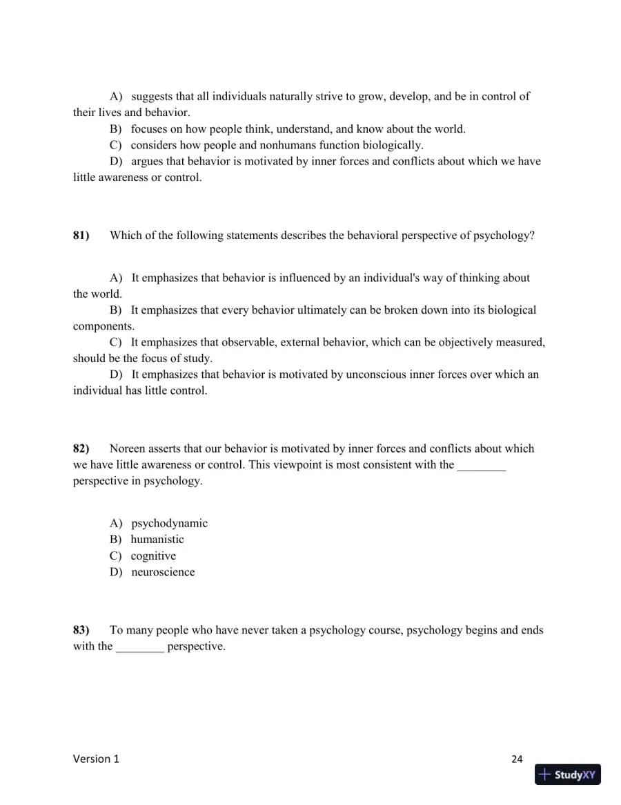 Test Bank for Understanding Psychology, 15th Edition (Chapters 1-5), page 25