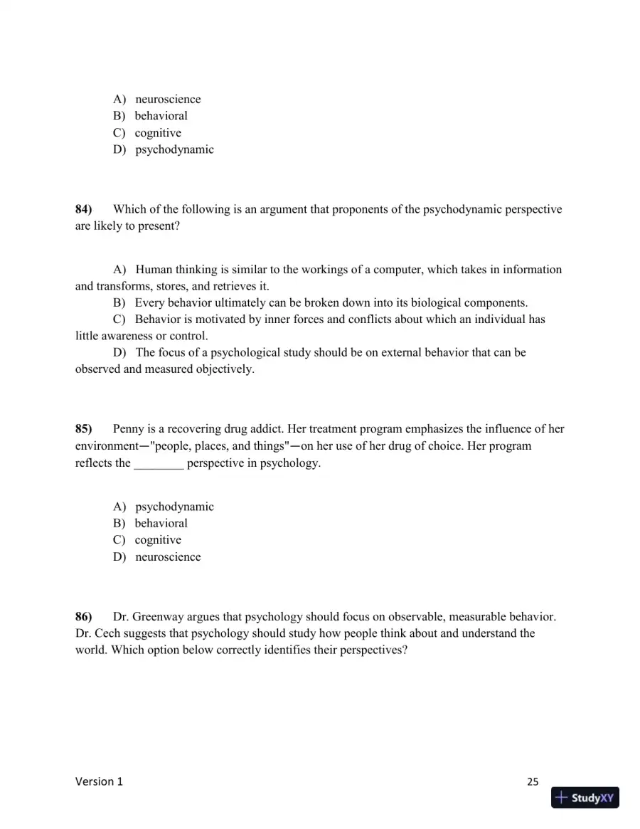 Test Bank for Understanding Psychology, 15th Edition (Chapters 1-5), page 26