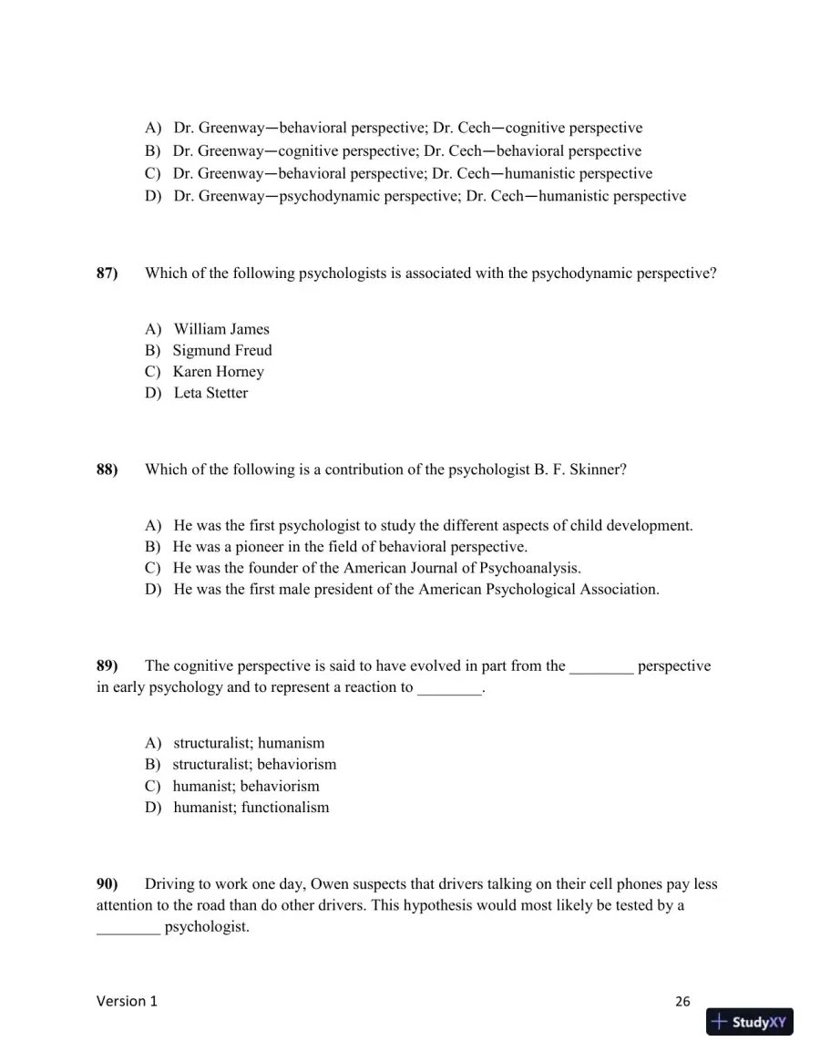 Test Bank for Understanding Psychology, 15th Edition (Chapters 1-5), page 27