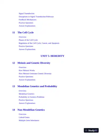 AP Biology Premium, 2024: 5 Practice Tests + Comprehensive Review (2024) - Page 11 preview image