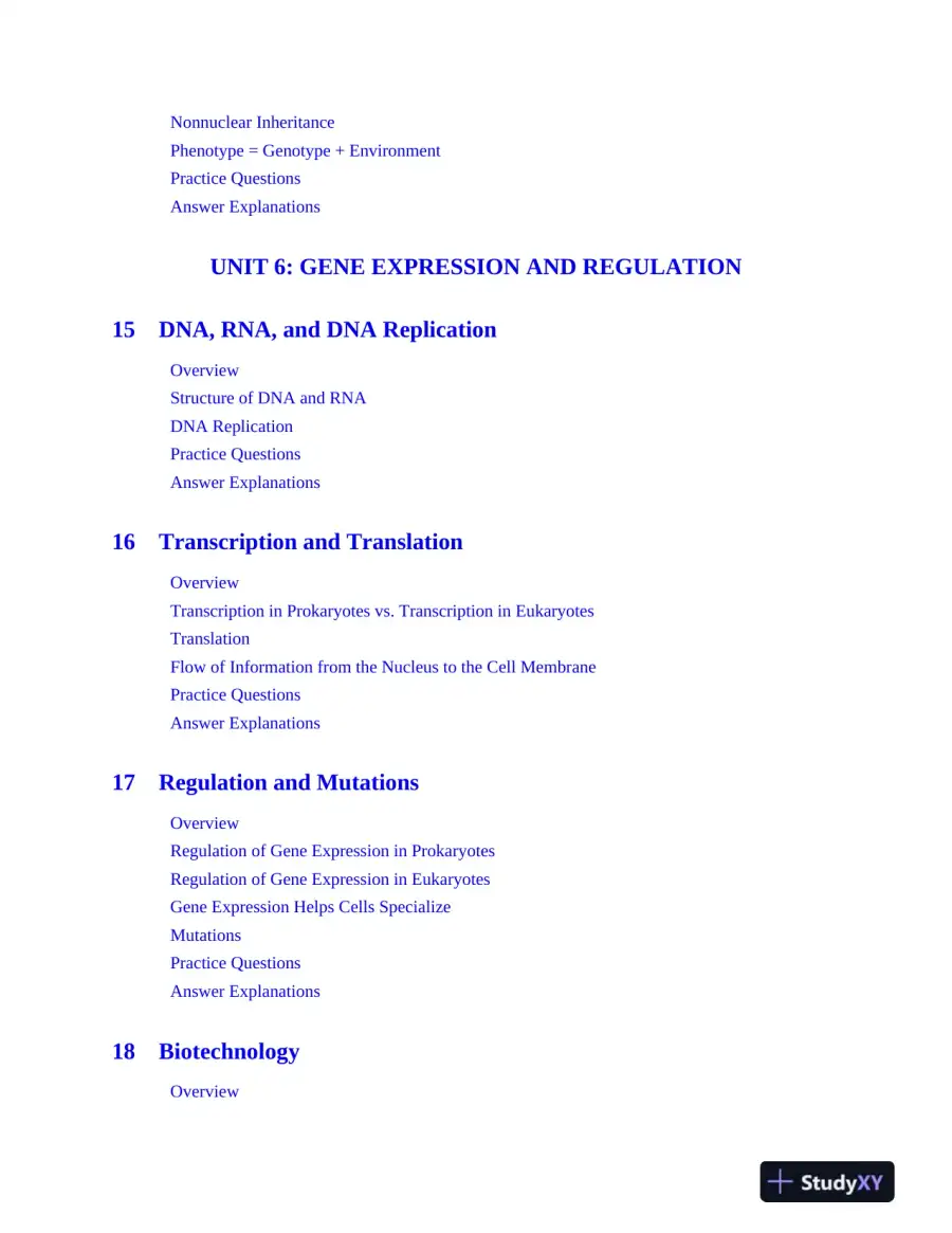 AP Biology Premium, 2024: 5 Practice Tests + Comprehensive Review (2024), page 12