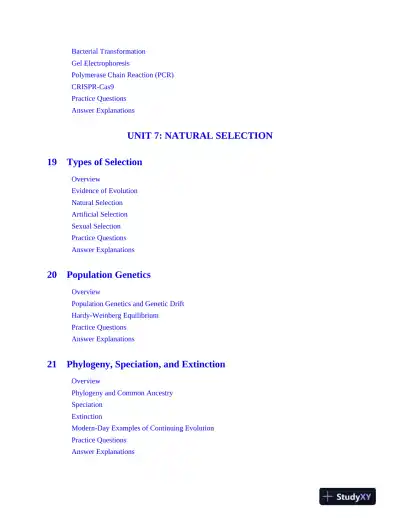 AP Biology Premium, 2024: 5 Practice Tests + Comprehensive Review (2024) - Page 13 preview image