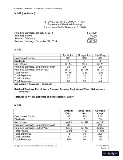 Financial Accounting 4th Canadian Edition Solution Manual - Page 11 preview image