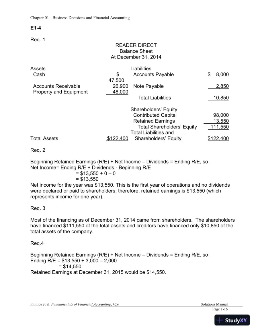 Financial Accounting 4th Canadian Edition Solution Manual, page 17