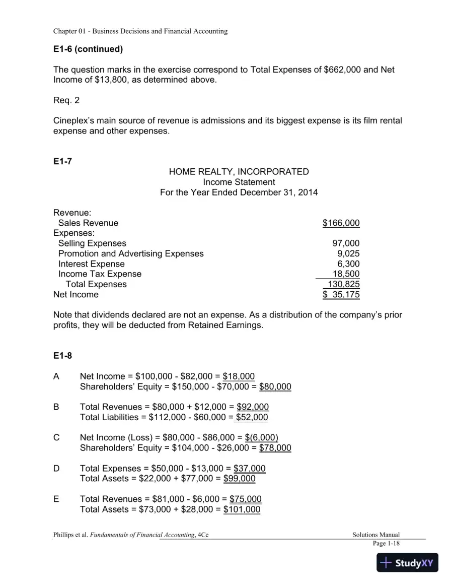 Financial Accounting 4th Canadian Edition Solution Manual, page 19