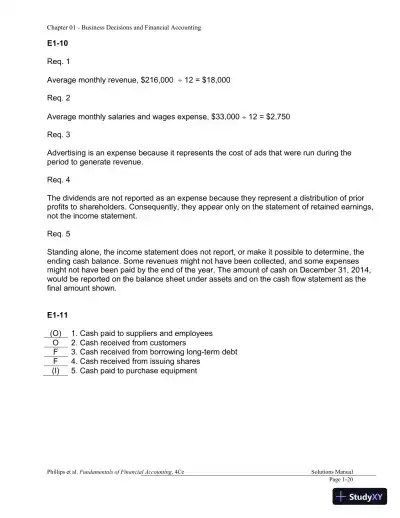Financial Accounting 4th Canadian Edition Solution Manual - Page 21 preview image