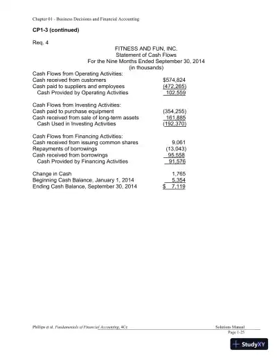 Financial Accounting 4th Canadian Edition Solution Manual - Page 26 preview image