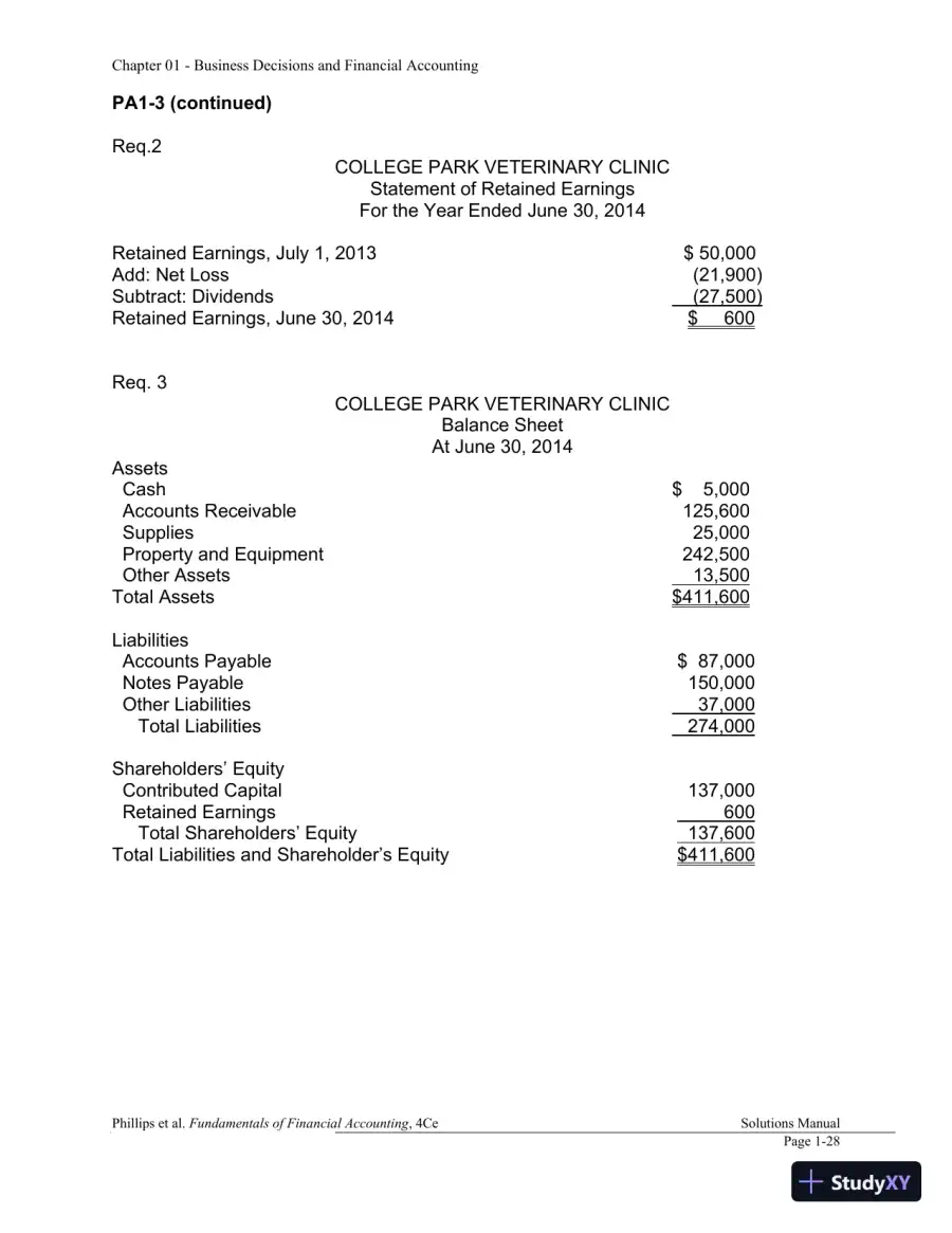 Financial Accounting 4th Canadian Edition Solution Manual, page 29