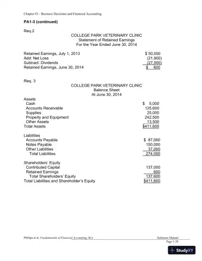 Financial Accounting 4th Canadian Edition Solution Manual - Page 29 preview image