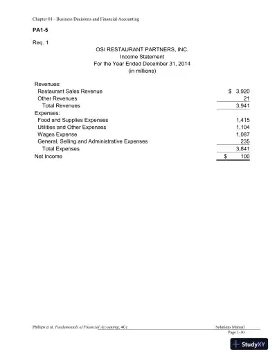 Financial Accounting 4th Canadian Edition Solution Manual - Page 31 preview image