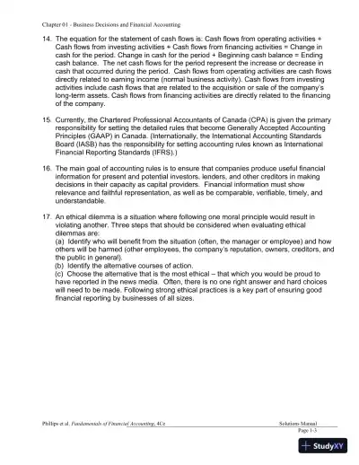 Financial Accounting 4th Canadian Edition Solution Manual - Page 4 preview image