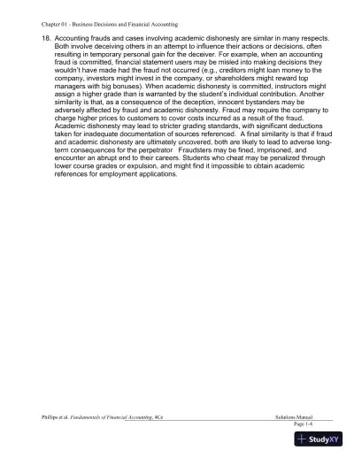 Financial Accounting 4th Canadian Edition Solution Manual - Page 5 preview image