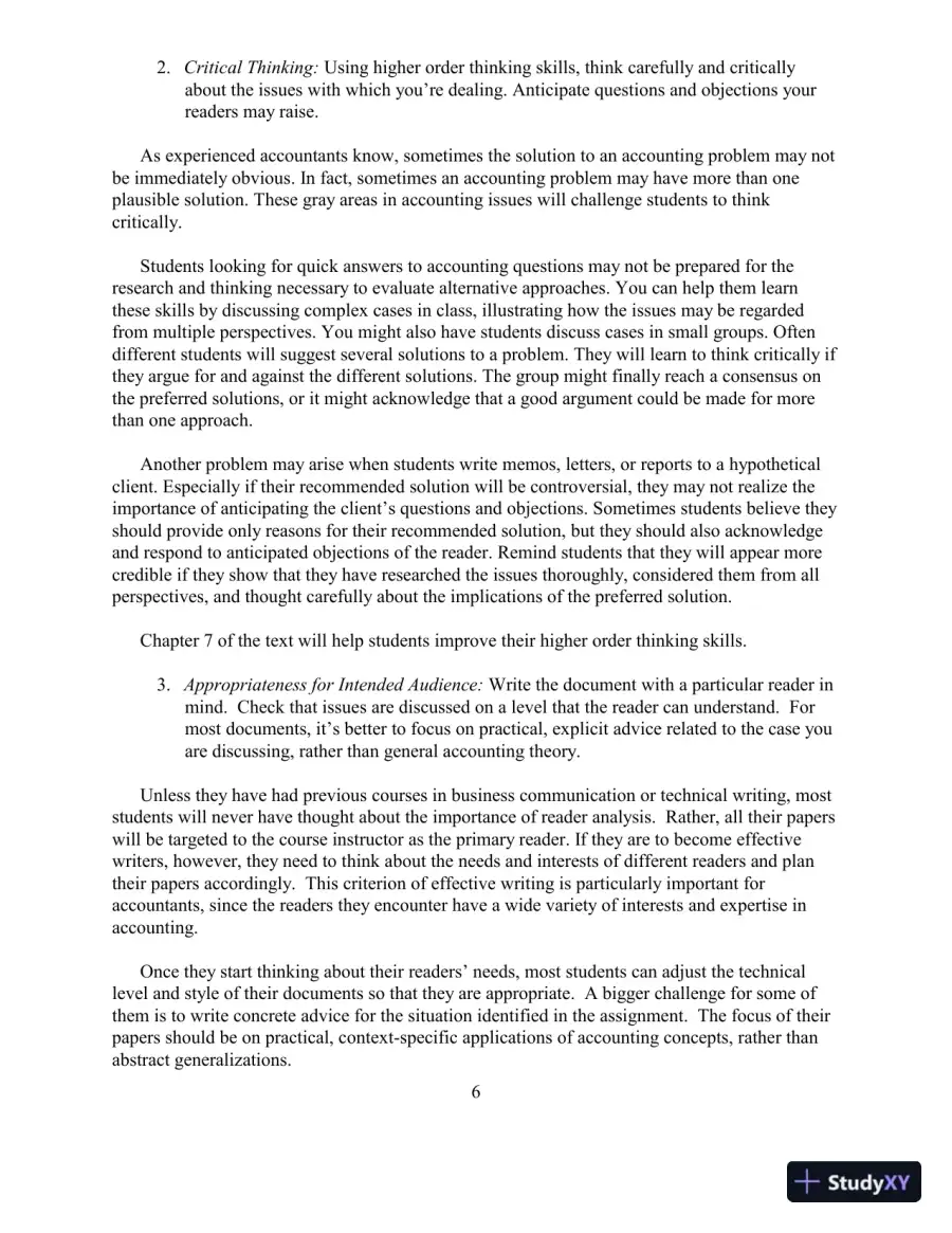 Study Notes For Effective Writing: A Handbook for Accountants, 11th Edition, page 12