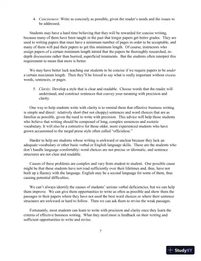 Study Notes For Effective Writing: A Handbook for Accountants, 11th Edition - Page 13 preview image