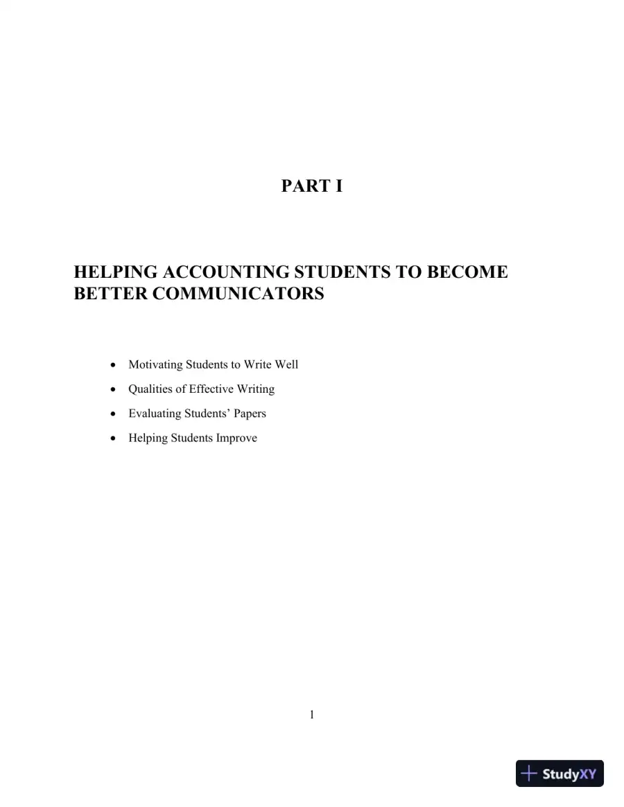 Study Notes For Effective Writing: A Handbook for Accountants, 11th Edition, page 7