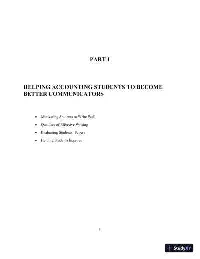 Study Notes For Effective Writing: A Handbook for Accountants, 11th Edition - Page 7 preview image