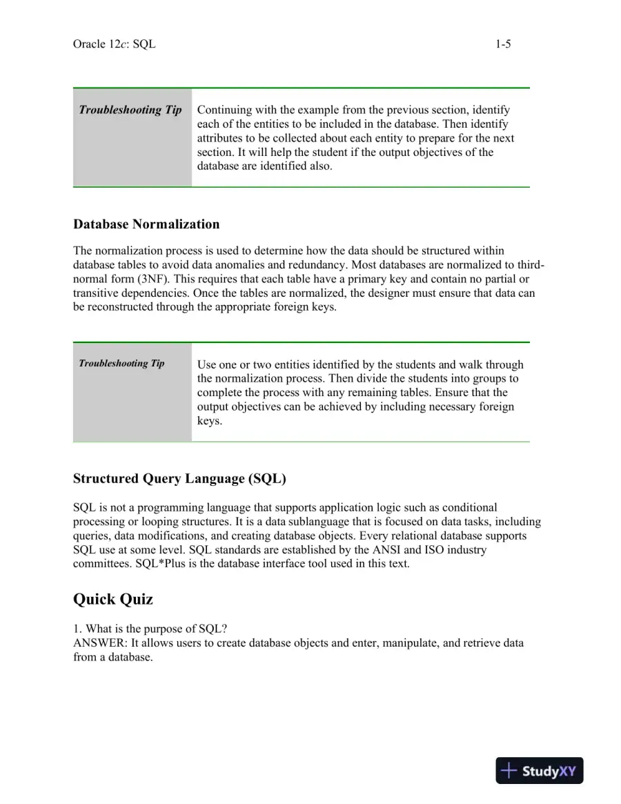 Class Notes For Oracle 12c: SQL, 3rd Edition, page 6
