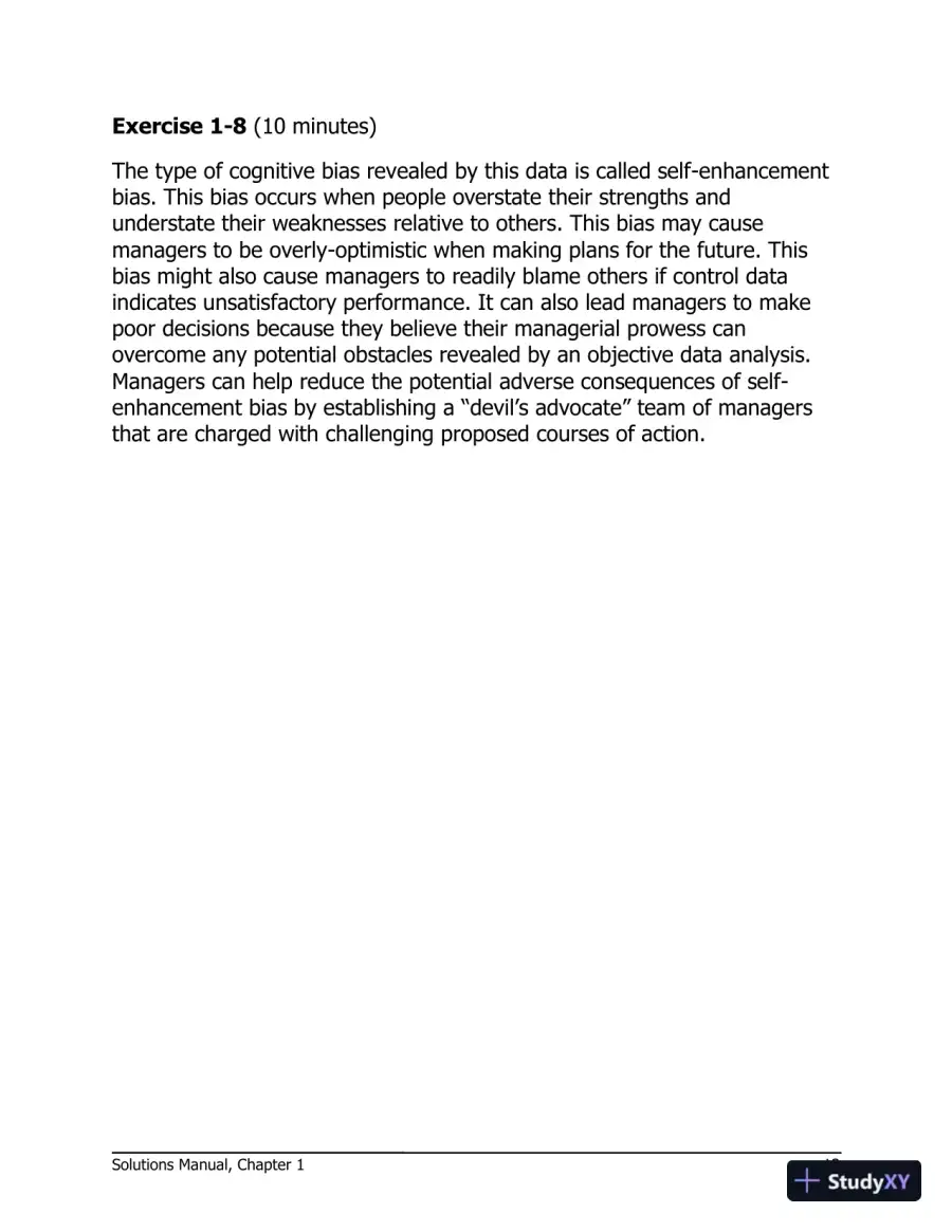 Managerial Accounting for Managers 4th Edition Solution Manual, page 14
