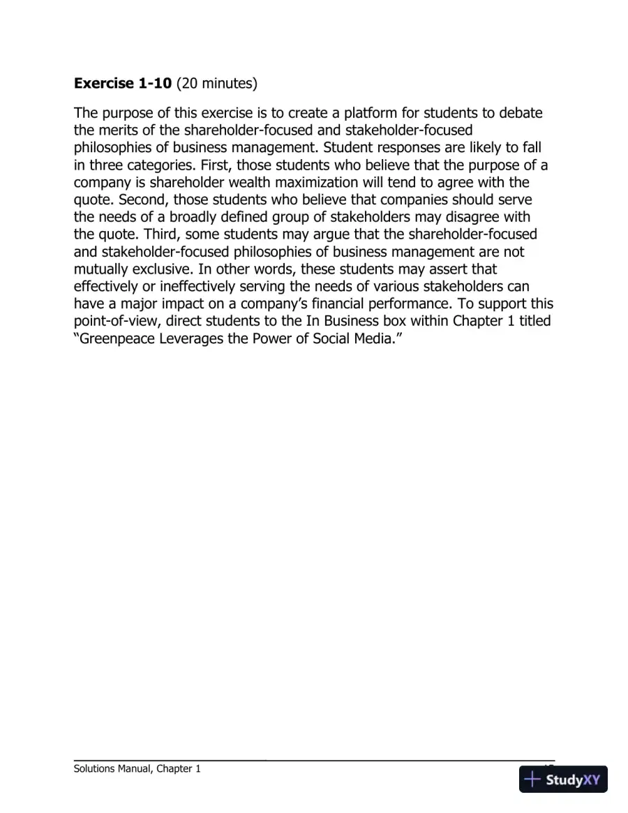 Managerial Accounting for Managers 4th Edition Solution Manual, page 16