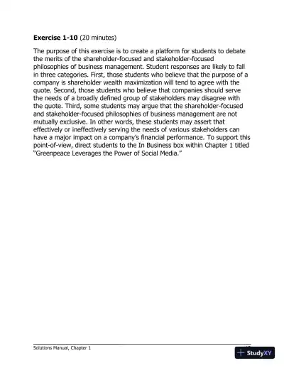 Managerial Accounting for Managers 4th Edition Solution Manual - Page 16 preview image