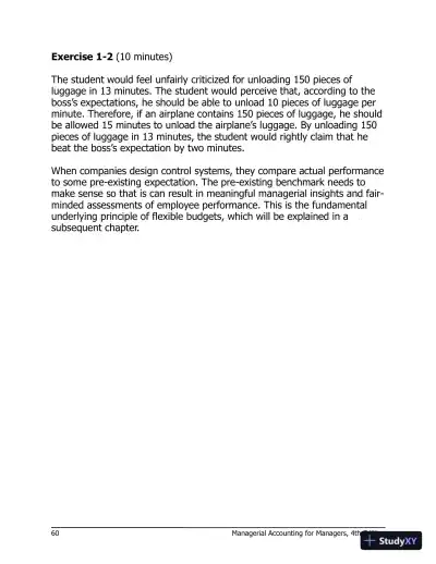 Managerial Accounting for Managers 4th Edition Solution Manual - Page 7 preview image