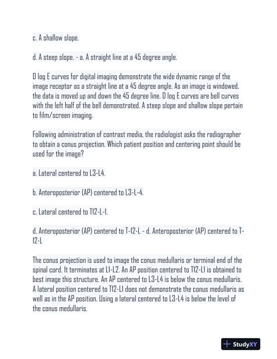 HESI Radiography Practice Exam With Answers (500 Solved Questions), page 11