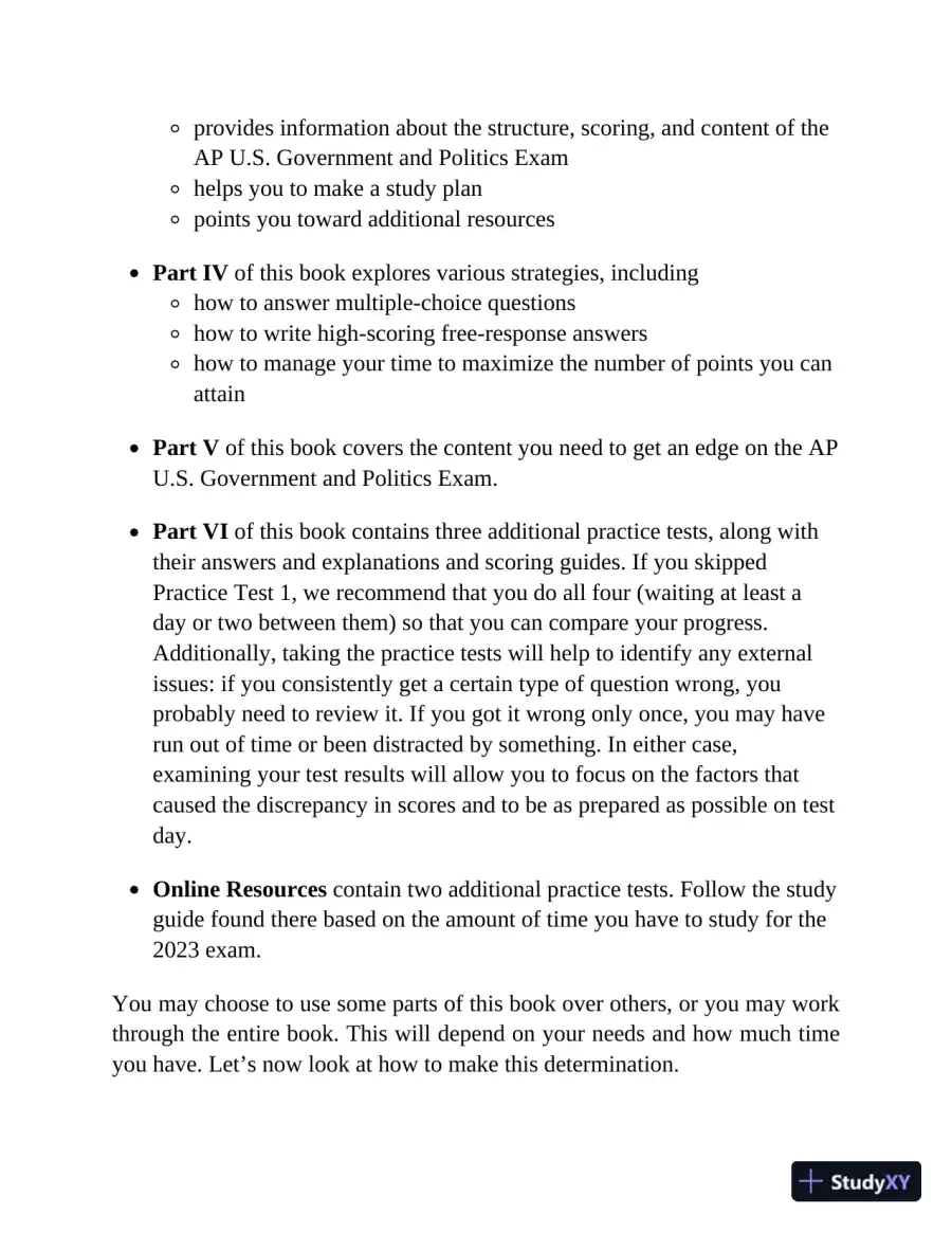 Princeton Review AP U.S. Government and Politics Premium Prep, 2023: 6 Practice Tests (2022), page 24