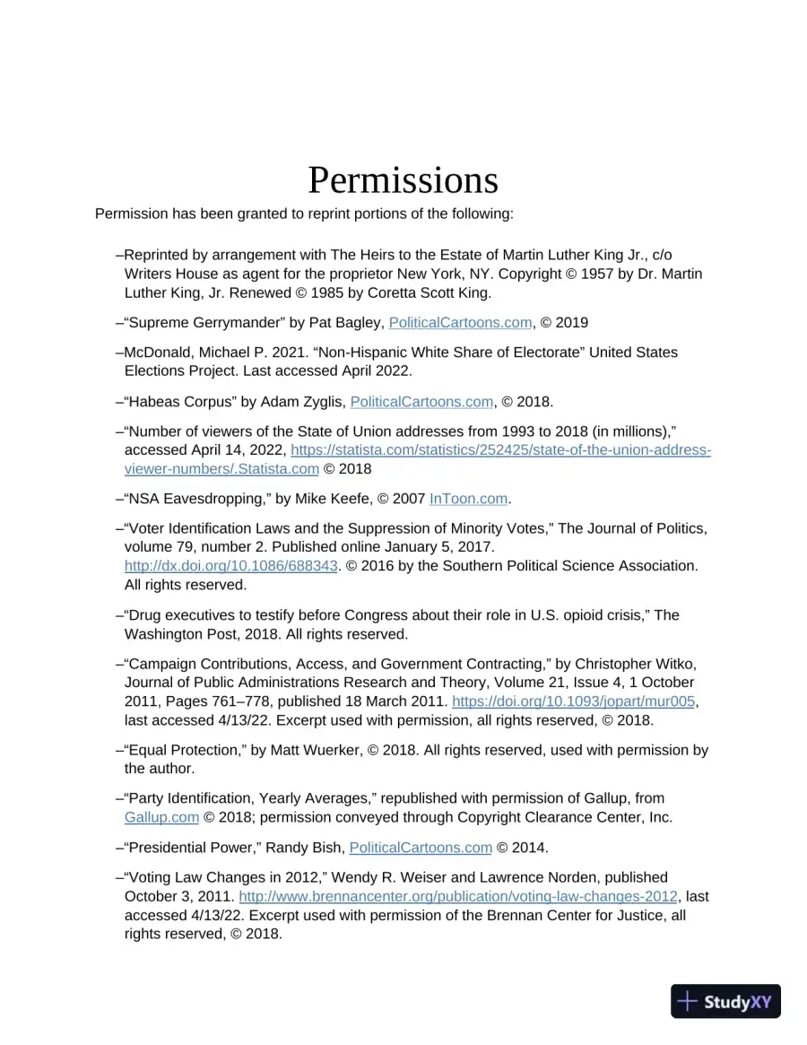 Princeton Review AP U.S. Government and Politics Premium Prep, 2023: 6 Practice Tests (2022), page 7