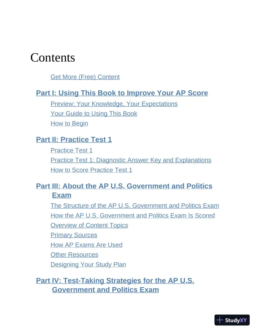 Princeton Review AP U.S. Government and Politics Premium Prep, 2023: 6 Practice Tests (2022), page 9