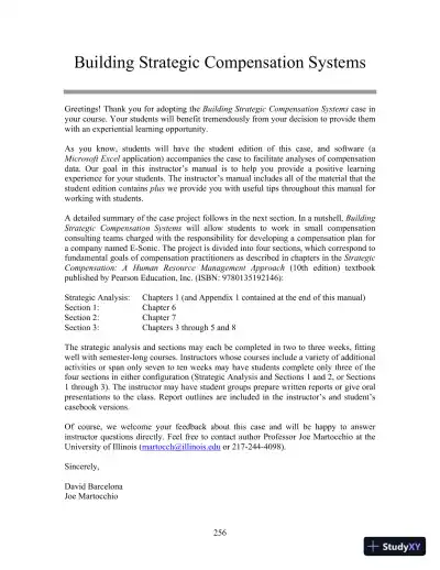 Solution Manual For Strategic Compensation: Human Resource Management Approach, 10th Edition - Page 12 preview image