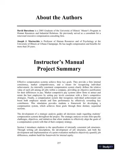 Solution Manual For Strategic Compensation: Human Resource Management Approach, 10th Edition - Page 13 preview image