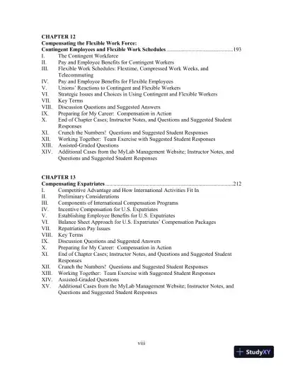 Solution Manual For Strategic Compensation: Human Resource Management Approach, 10th Edition - Page 8 preview image