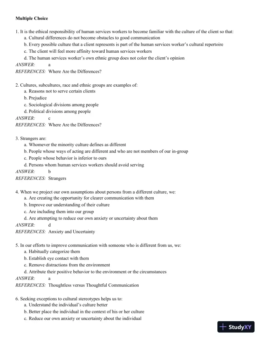 Fundamentals of Case Management Practice: Skills for the Human Services 5th Edition Test Bank, page 13