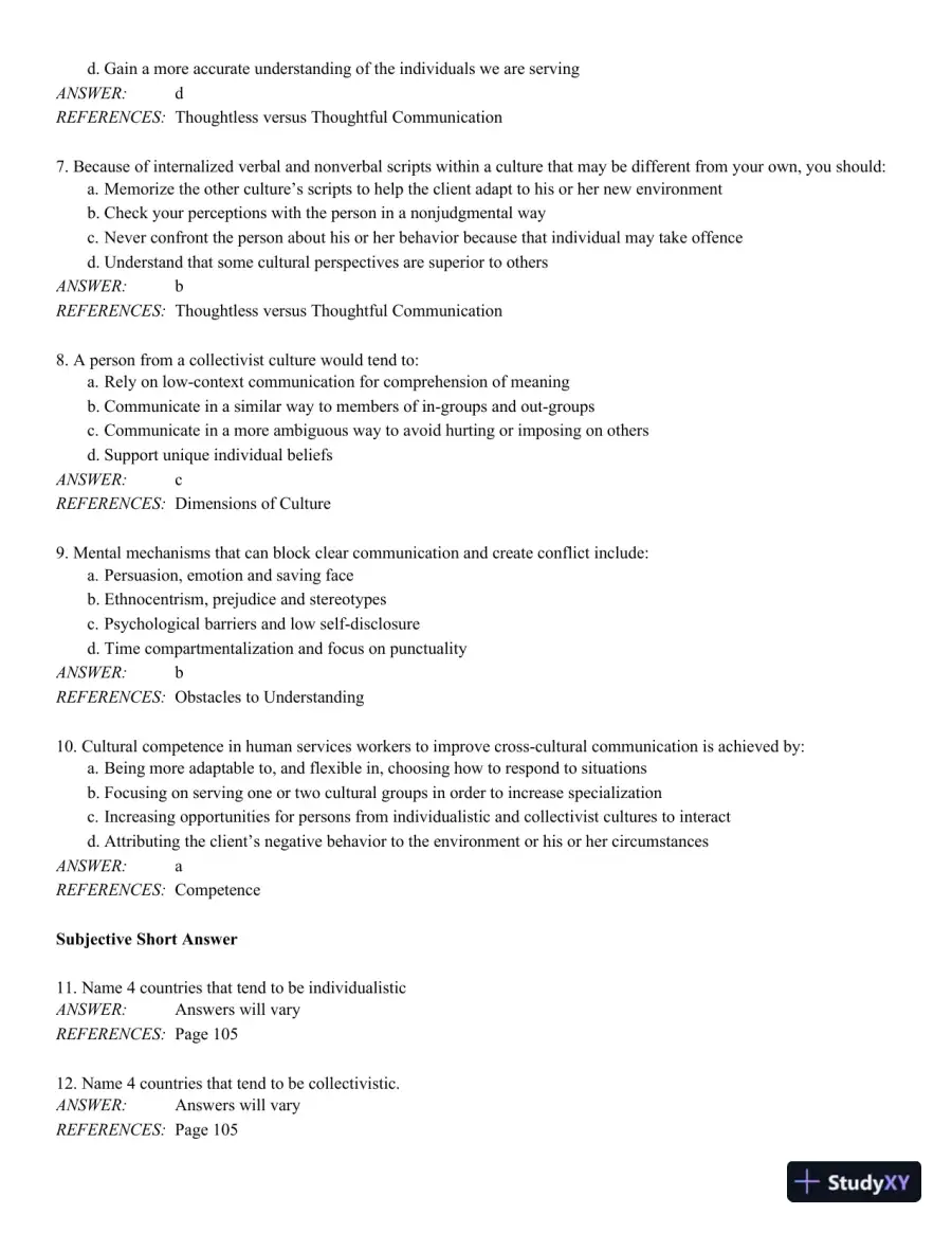 Fundamentals of Case Management Practice: Skills for the Human Services 5th Edition Test Bank, page 14