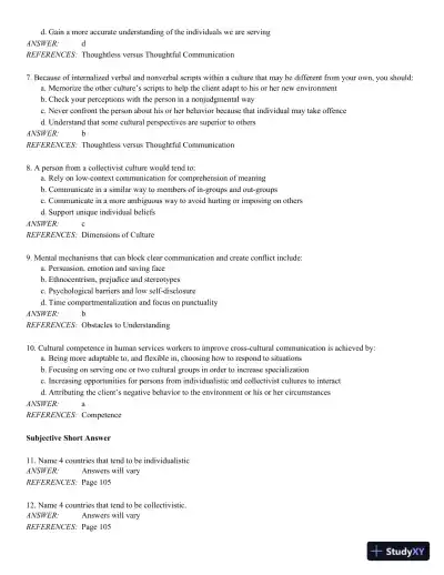 Fundamentals of Case Management Practice: Skills for the Human Services 5th Edition Test Bank - Page 14 preview image