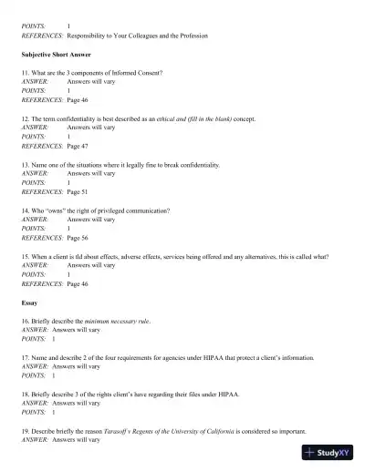 Fundamentals of Case Management Practice: Skills for the Human Services 5th Edition Test Bank - Page 8 preview image