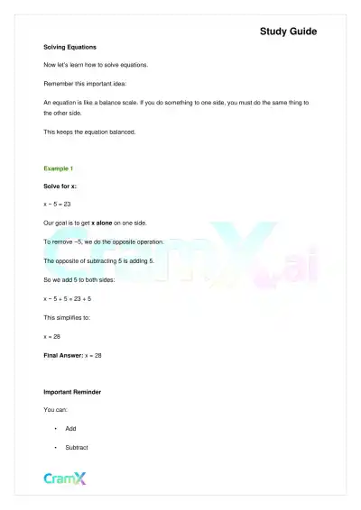 Algebra I – Equations Ratios and Proportions - Page 3 preview image