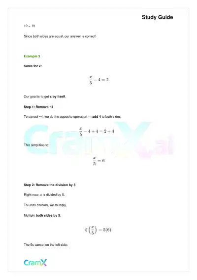 Algebra I – Equations Ratios and Proportions - Page 5 preview image
